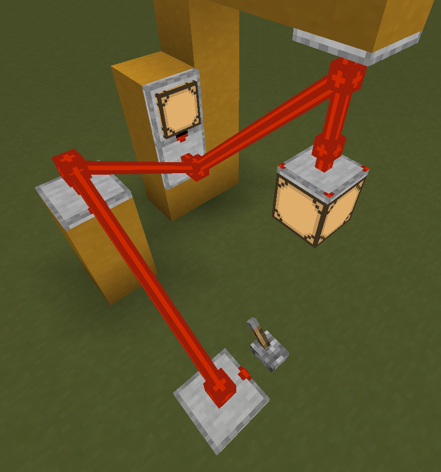 Hanging RedCu Wire Connector example