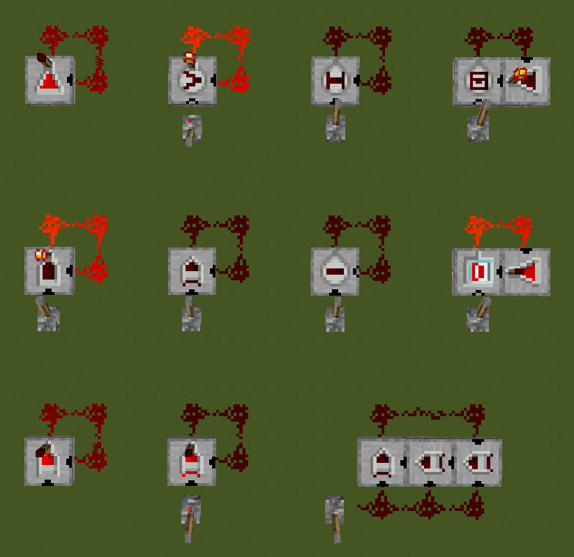setups of Inverted Logic Lag Circuits